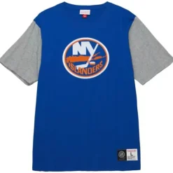 Mitchell & Ness T-Shirts & Tops-Color Blocked Ss Tee New York Islanders