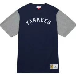 Mitchell & Ness T-Shirts & Tops-Color Blocked Ss Tee New York Yankees