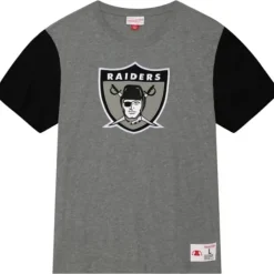 Mitchell & Ness T-Shirts & Tops-Color Blocked S/S Tee Oakland Raiders