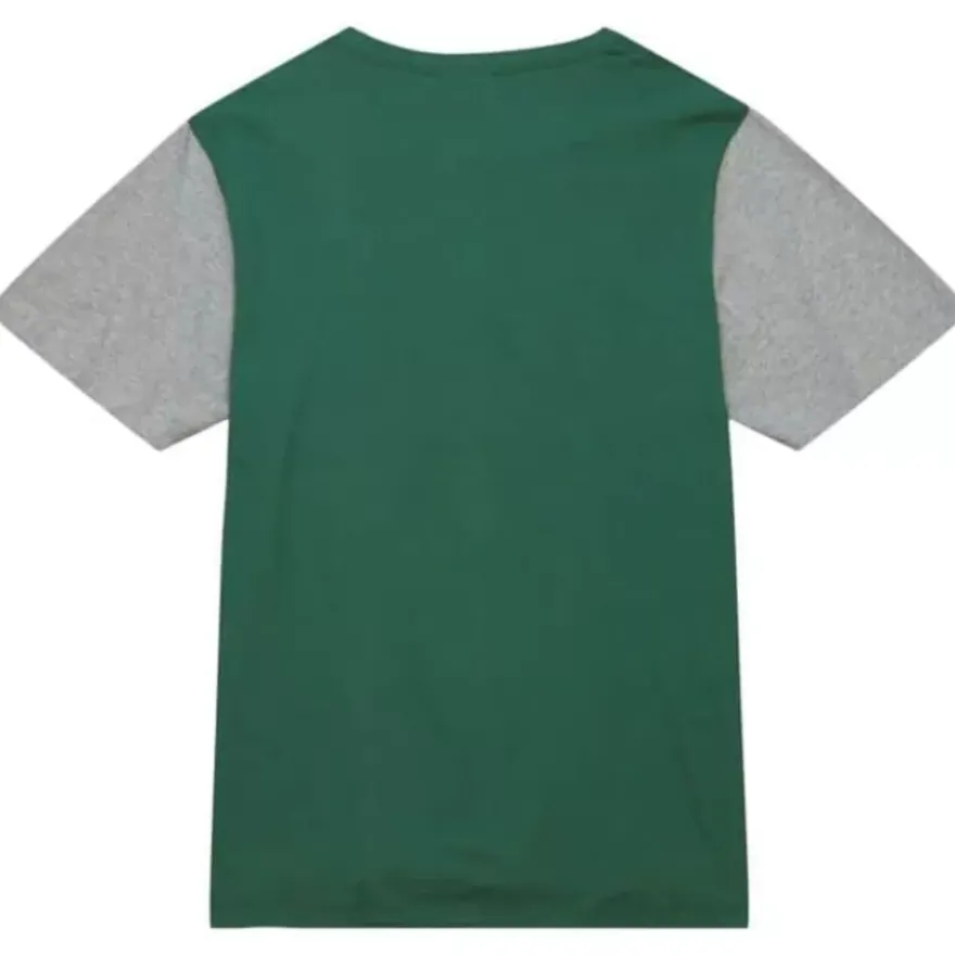 Mitchell & Ness T-Shirts & Tops-Color Blocked Ss Tee Oakland Athletics