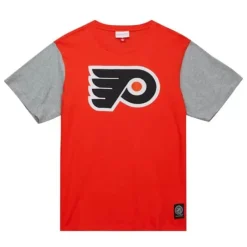 Mitchell & Ness T-Shirts & Tops-Color Blocked Ss Tee Philadelphia Flyers