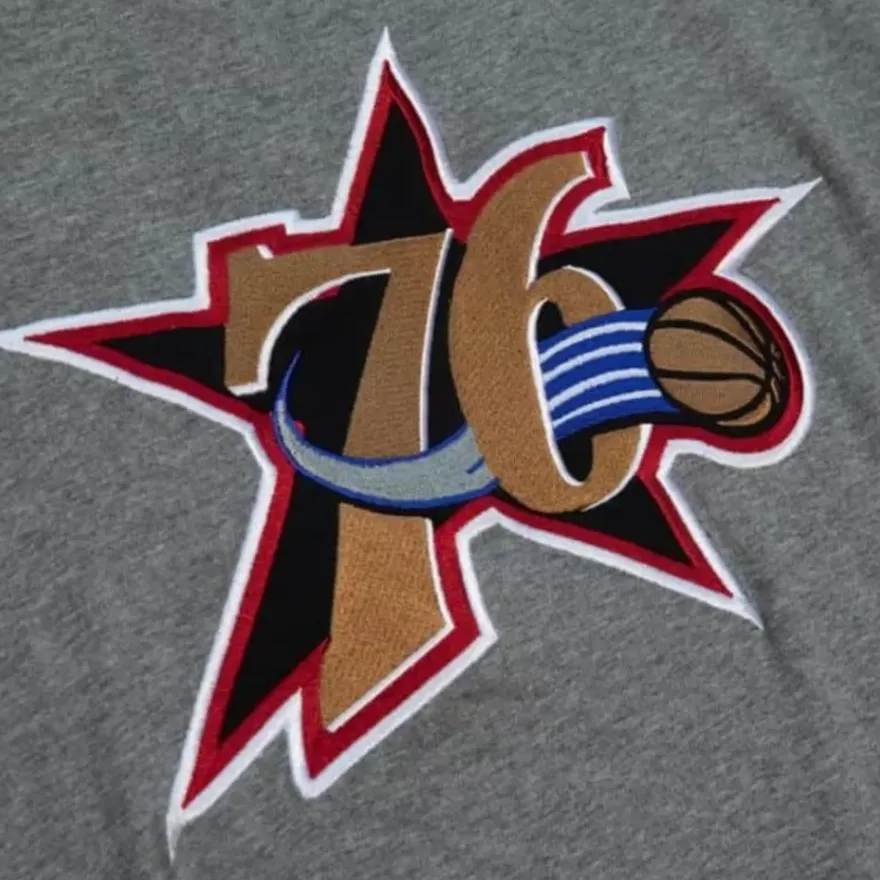 Mitchell & Ness T-Shirts & Tops-Color Blocked S/S Tee Philadelphia 76Ers