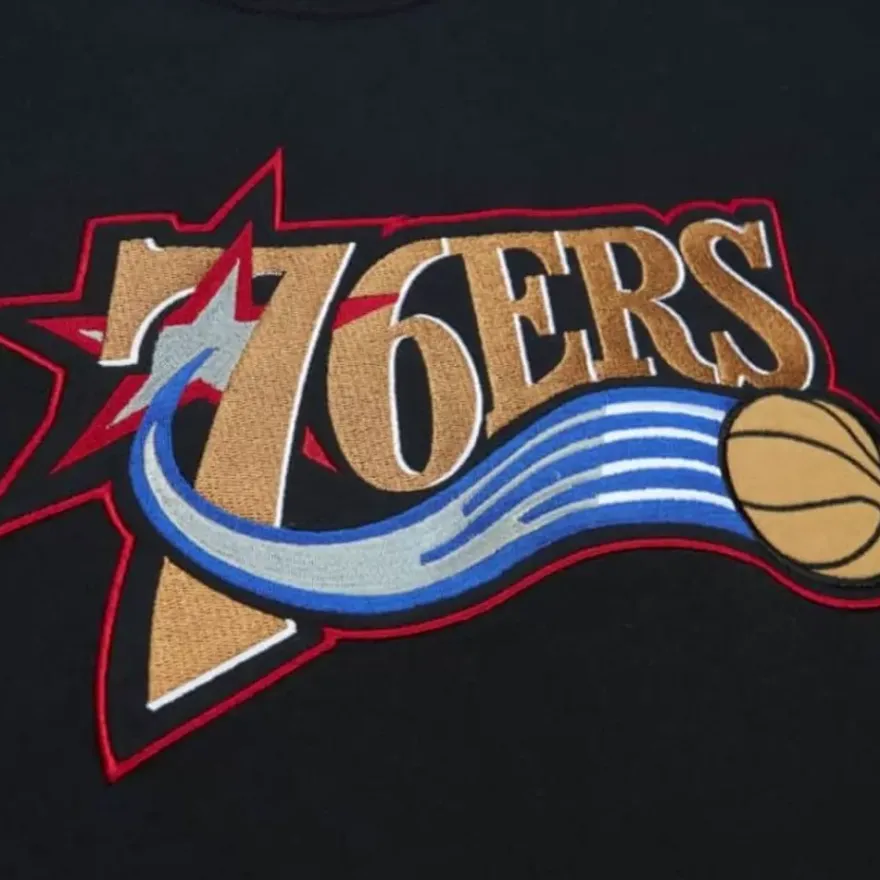 Mitchell & Ness T-Shirts & Tops-Color Blocked Ss Tee Philadelphia 76Ers