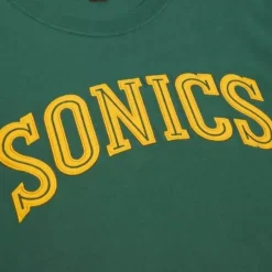 Mitchell & Ness T-Shirts & Tops-Color Blocked Ss Tee Seattle Supersonics