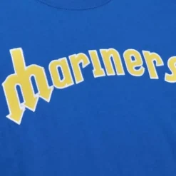 Mitchell & Ness T-Shirts & Tops-Color Blocked Ss Tee Seattle Mariners