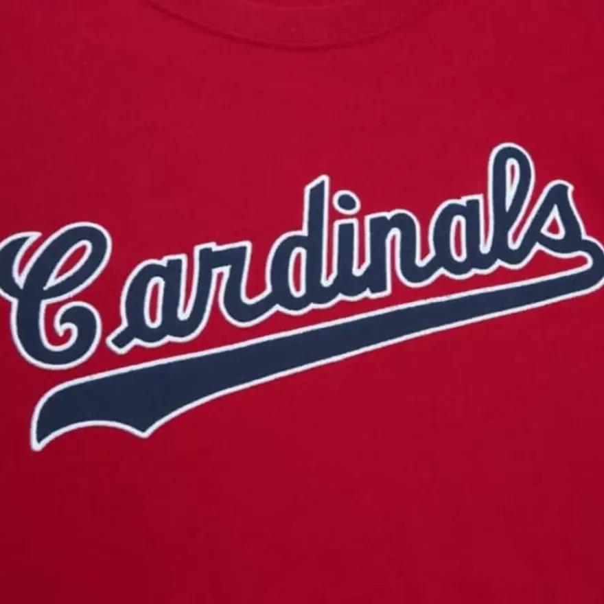 Mitchell & Ness T-Shirts & Tops-Color Blocked Ss Tee St. Louis Cardinals