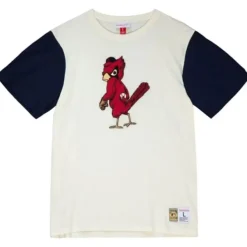 Mitchell & Ness T-Shirts & Tops-Color Blocked S/S Tee St. Louis Cardinals
