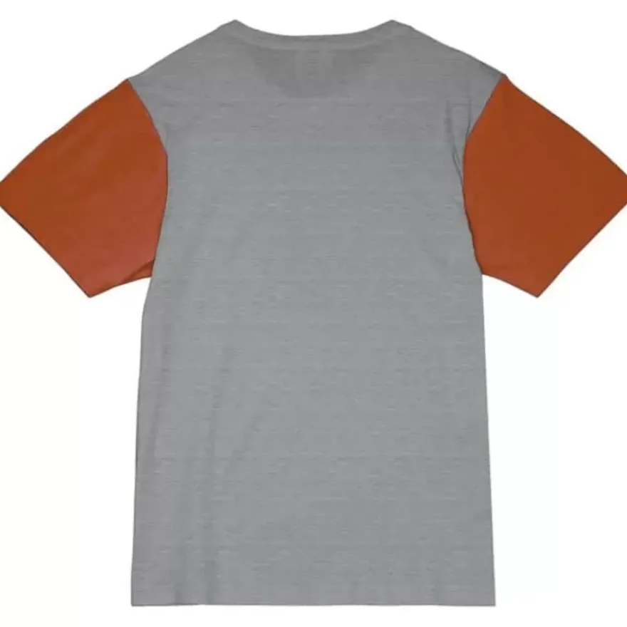 Mitchell & Ness T-Shirts & Tops-Color Blocked S/S Tee University Of Texas At Austin