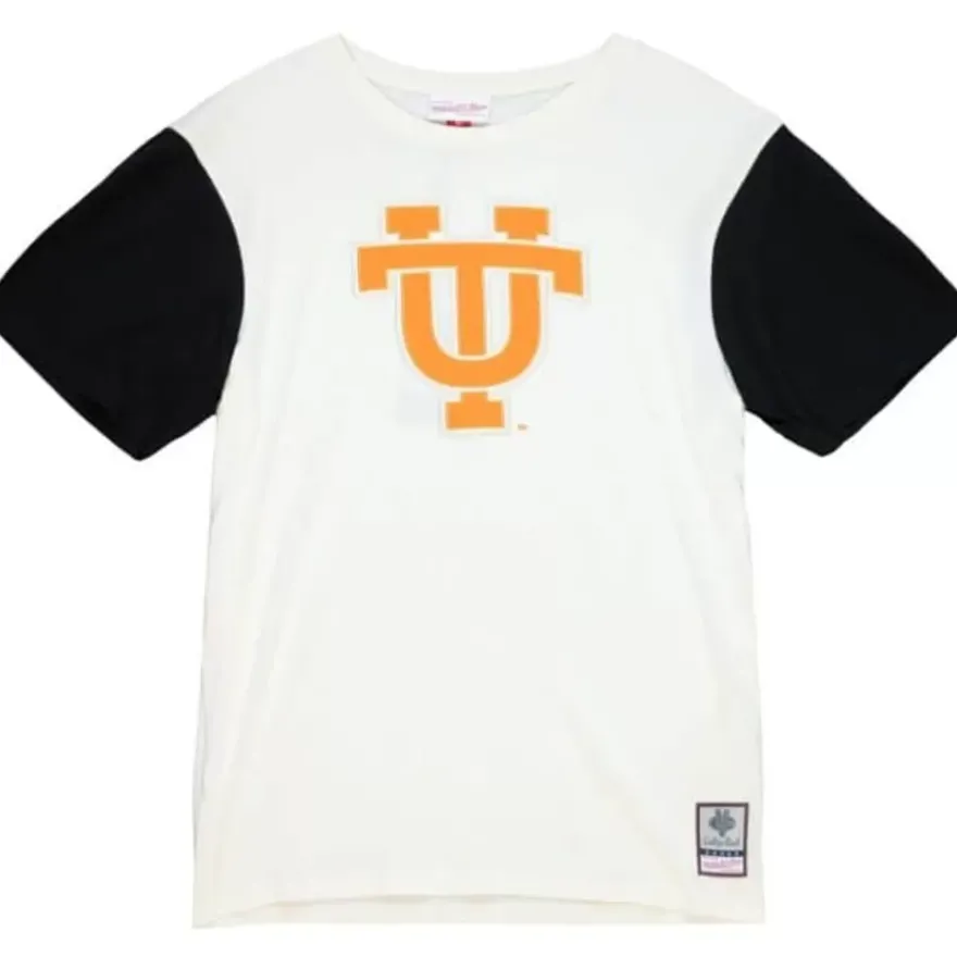 Mitchell & Ness T-Shirts & Tops-Color Blocked S/S Tee University Of Tennessee