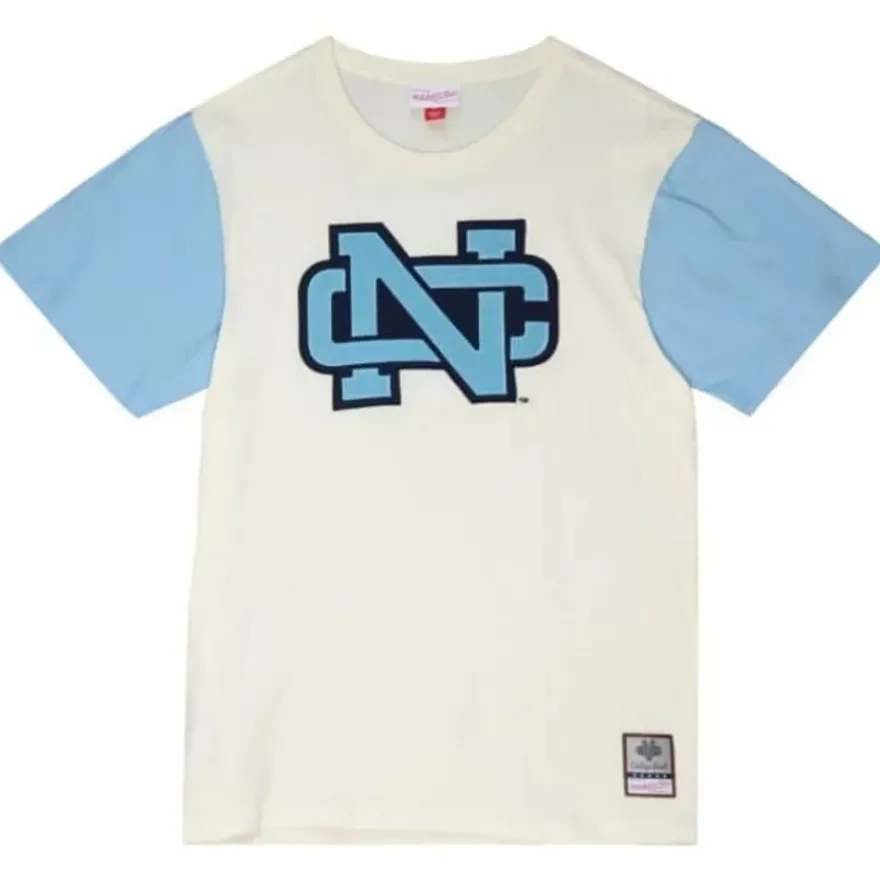 Mitchell & Ness T-Shirts & Tops-Color Blocked S/S Tee University Of North Carolina