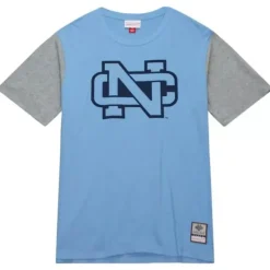 Mitchell & Ness T-Shirts & Tops-Color Blocked Ss Tee University Of North Carolina