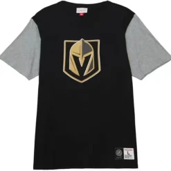 Mitchell & Ness T-Shirts & Tops-Color Blocked Ss Tee Vegas Golden Knights