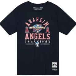 Mitchell & Ness T-Shirts & Tops-Commissioner Tee Anaheim Angels