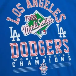 Mitchell & Ness T-Shirts & Tops-Commissioner Tee Los Angeles Dodgers