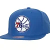 Mitchell & Ness Snapback-Conference Patch Snapback Hwc Philadelphia 76Ers