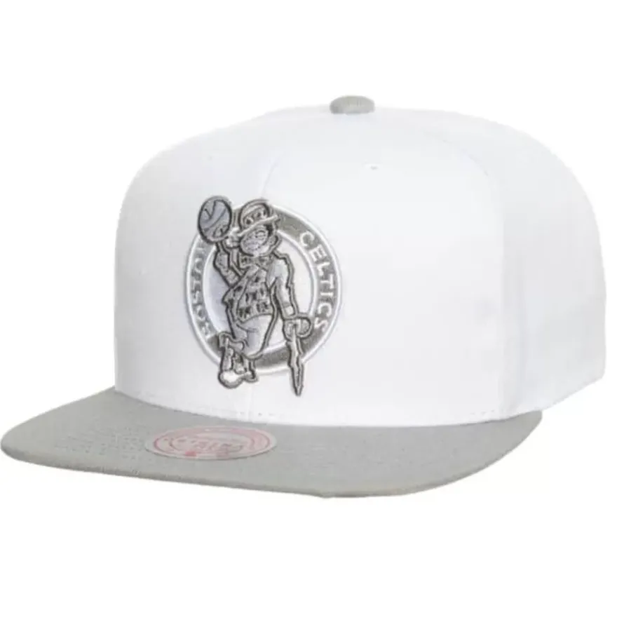 Mitchell & Ness Snapback-Cool Gray 7 Snapback Boston Celtics