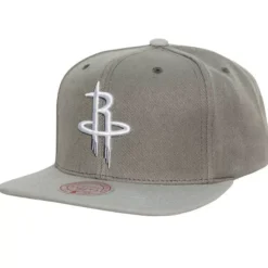 Mitchell & Ness Snapback-Cool Grey Snapback Houston Rockets