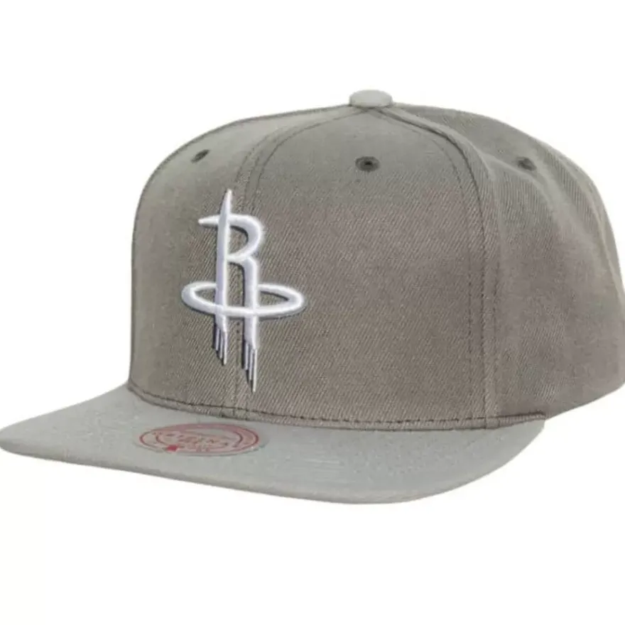 Mitchell & Ness Snapback-Cool Grey Snapback Houston Rockets