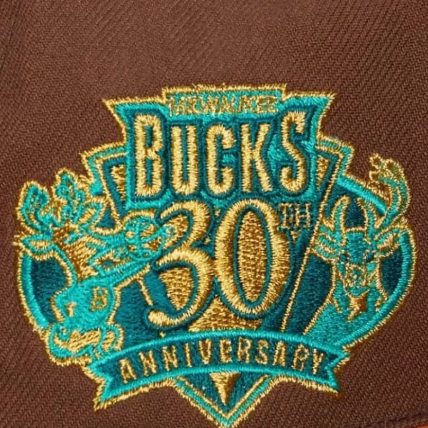 Mitchell & Ness Fitted-Copper Top Fitted Hwc Milwaukee Bucks