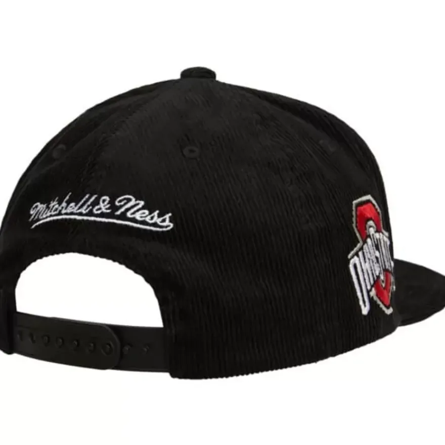 Mitchell & Ness Snapback-Cord Script Snapback Ohio State