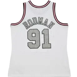 Mitchell & Ness Nba Swingman-Cracked Cement Swingman Dennis Rodman Chicago Bulls 1997-98 Jersey