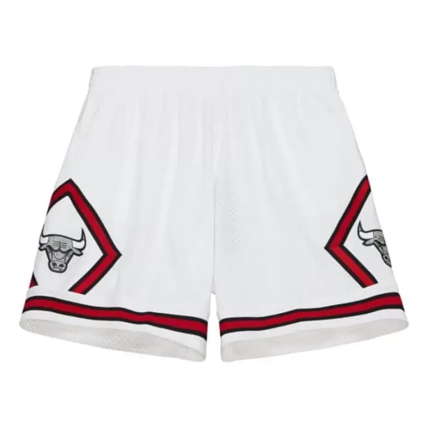 Mitchell & Ness Shorts-Cracked Cement Swingman Shorts Chicago Bulls 1997-98