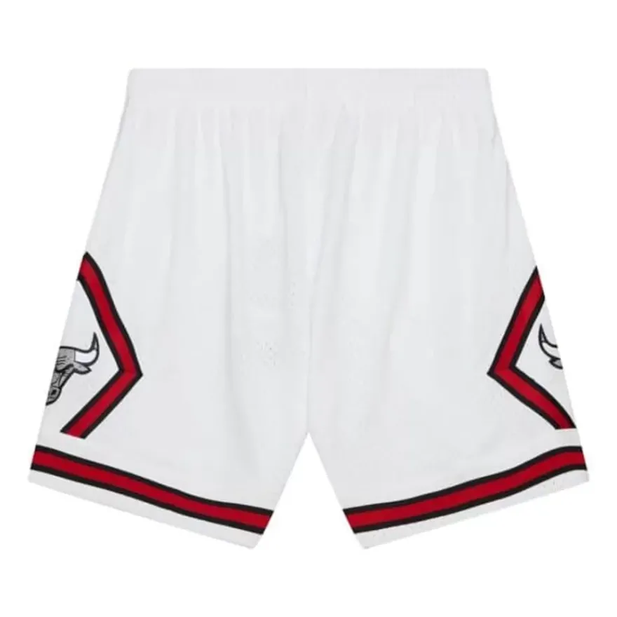 Mitchell & Ness Shorts-Cracked Cement Swingman Shorts Chicago Bulls 1997-98