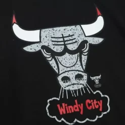 Mitchell & Ness T-Shirts & Tops-Cracked Cement Tee Chicago Bulls