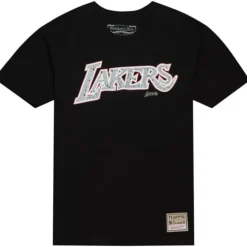 Mitchell & Ness T-Shirts & Tops-Cracked Cement Tee Los Angeles Lakers
