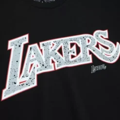 Mitchell & Ness T-Shirts & Tops-Cracked Cement Tee Los Angeles Lakers