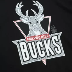 Mitchell & Ness T-Shirts & Tops-Cracked Cement Tee Milwaukee Bucks