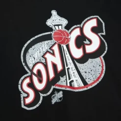 Mitchell & Ness T-Shirts & Tops-Cracked Cement Tee Seattle Supersonics