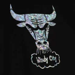 Mitchell & Ness T-Shirts & Tops-Cracked Ice Tee Chicago Bulls