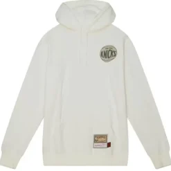 Mitchell & Ness Hoodies & Sweatshirts-Cream Hoodie New York Knicks