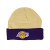Mitchell & Ness Knit-Cream Side Patch Knit Hwc Los Angeles Lakers