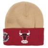 Mitchell & Ness Knit-Cream Side Patch Knit Hwc Chicago Bulls