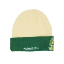Mitchell & Ness Knit-Cream Side Patch Knit Hwc Seattle Supersonics