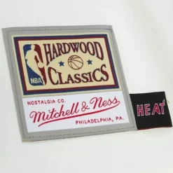 Mitchell & Ness T-Shirts & Tops-Cream Ss Tee Miami Heat