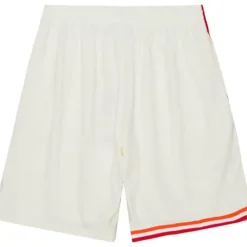 Mitchell & Ness Shorts-Cream Swingman Shorts Miami Heat 1996