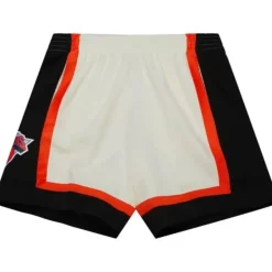 Mitchell & Ness Shorts-Cream Swingman Shorts New York Knicks 1996