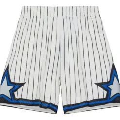 Mitchell & Ness Shorts-Cream Swingman Shorts Orlando Magic 1993