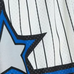 Mitchell & Ness Shorts-Cream Swingman Shorts Orlando Magic 1993