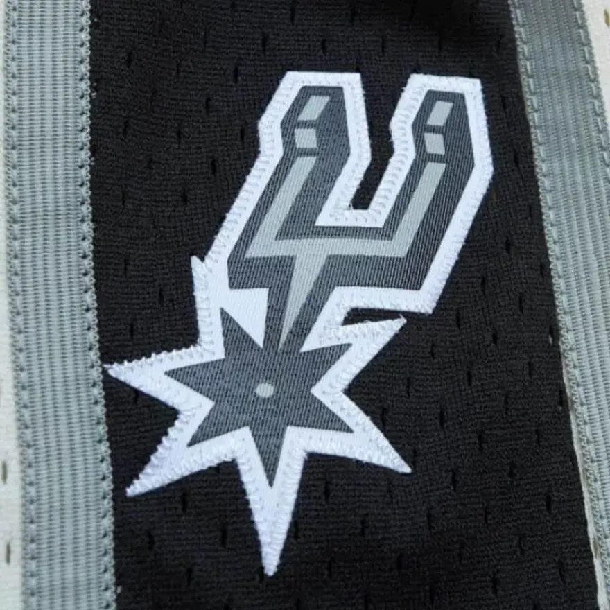 Mitchell & Ness Shorts-Cream Swingman Shorts San Antonio Spurs 1998