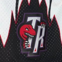 Mitchell & Ness Shorts-Cream Swingman Shorts Toronto Raptors 1998