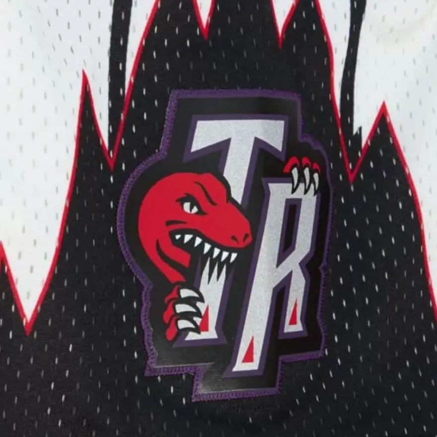 Mitchell & Ness Shorts-Cream Swingman Shorts Toronto Raptors 1998