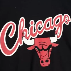 Mitchell & Ness T-Shirts & Tops-Cream Tee Chicago Bulls