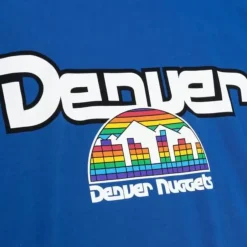 Mitchell & Ness T-Shirts & Tops-Cream Tee Denver Nuggets