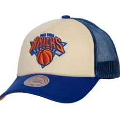 Mitchell & Ness Snapback-Cream Trucker Snapback New York Knicks