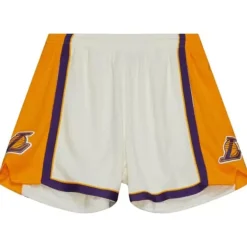 Mitchell & Ness Shorts-Cream Unisex Jump Shot Shorts Los Angeles Lakers 2009-10