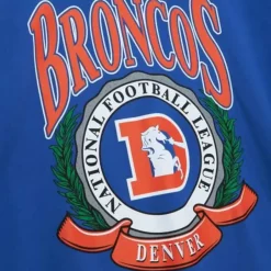 Mitchell & Ness Hoodies & Sweatshirts-Crest Crew Denver Broncos
